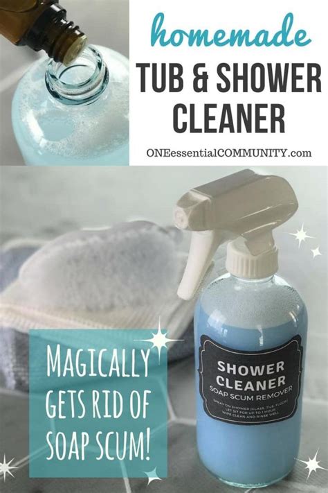Magic shower cleaner